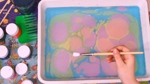 Рисуем на воде красками