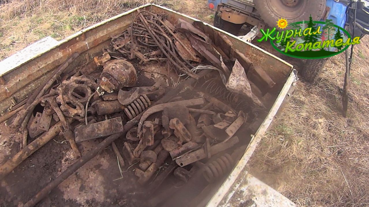 ДОЖДЬ ИДЁТ А МЫ КОПАЕМ! Коп металлолома