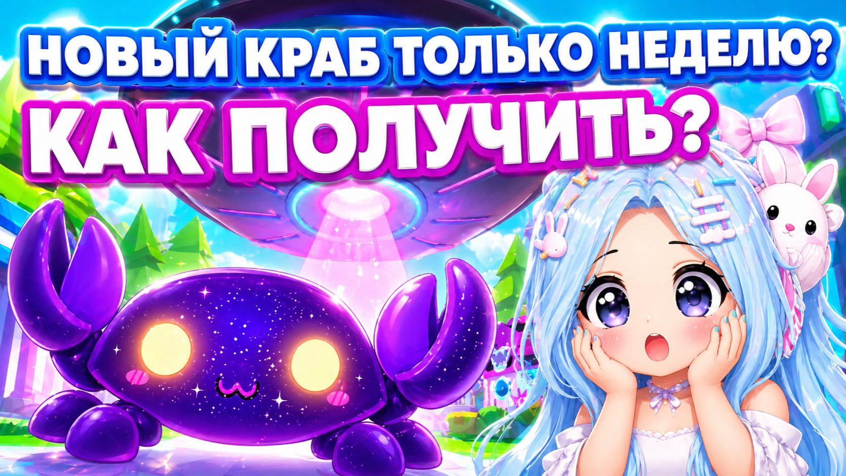 🦀🐣ОБНОВЛЕНИЕ. НОВЫЙ КРАБ ВСЕГО НЕДЕЛЮ? УСПЕЙ ОТДАТЬ ХЛАМ В АДОПТ МИ | ADOPT ME Roblox
