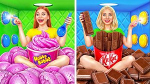 1000 Загадочных Кнопок и Только Одна Тебя Спасет # Битвы с Едой от Bubba DO Challenge