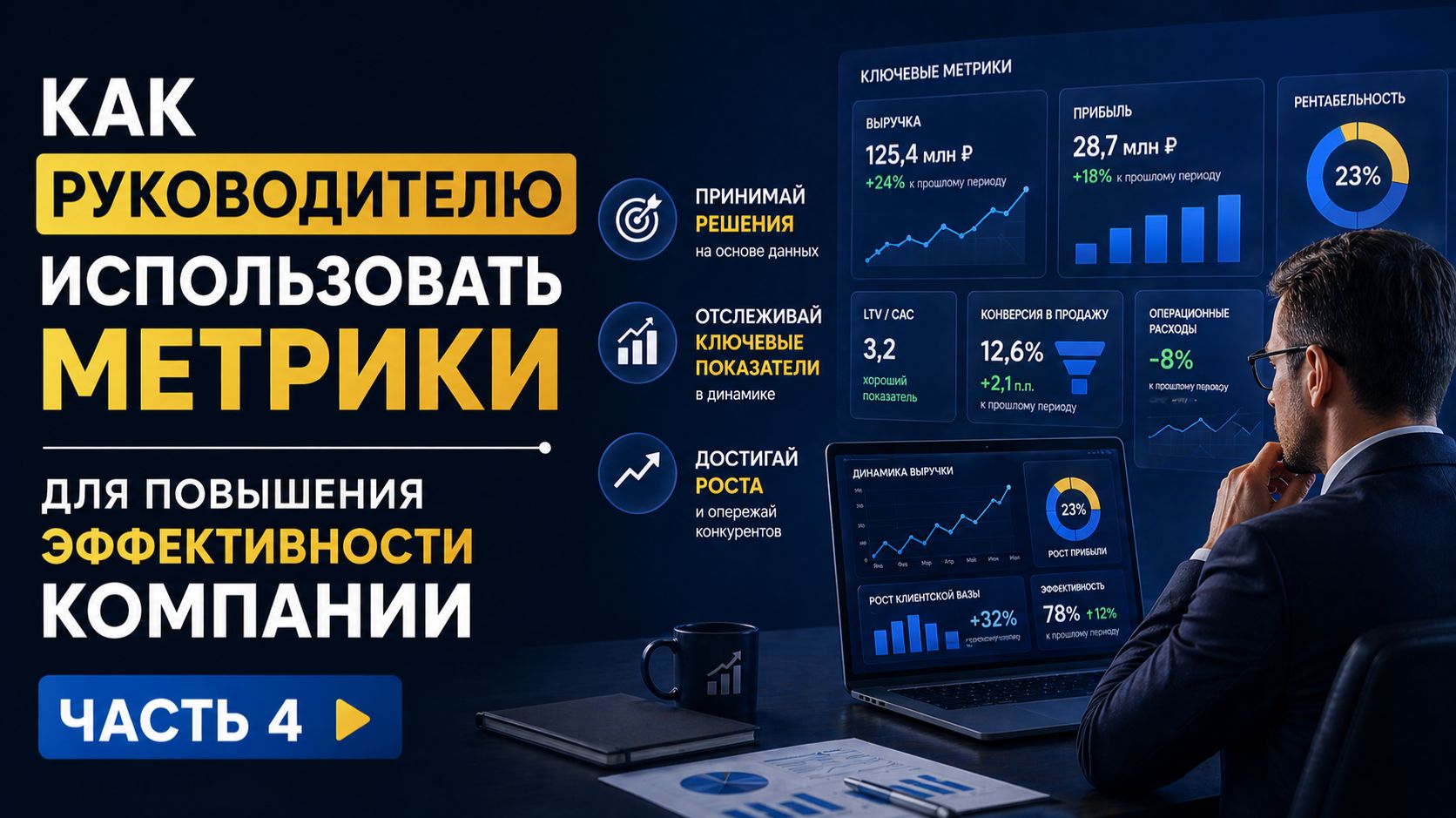 Как руководителю использовать метрики для повышения эффективности компании (часть 4/5)