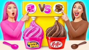 Жевательная Резинка vs Шоколадная Еда Челлендж # Смешные Моменты от Bubba DO Challenge