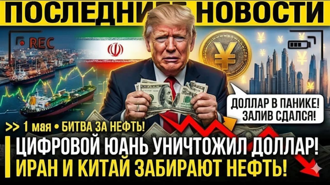 ЦИФРОВОЙ ЮАНЬ ОБРУШИЛ ДОЛЛАР В ЗАЛИВЕ! Иран и Пекин переписывают правила нефти
