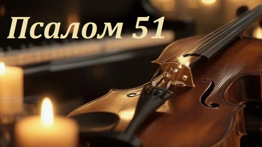 Библия. Псалом 51 с музыкальным оформлением.