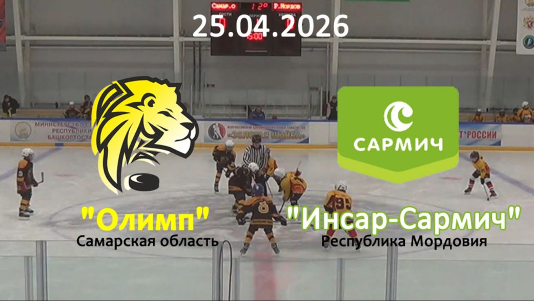 Золотая шайба Олимп - Инсар 25.04.26