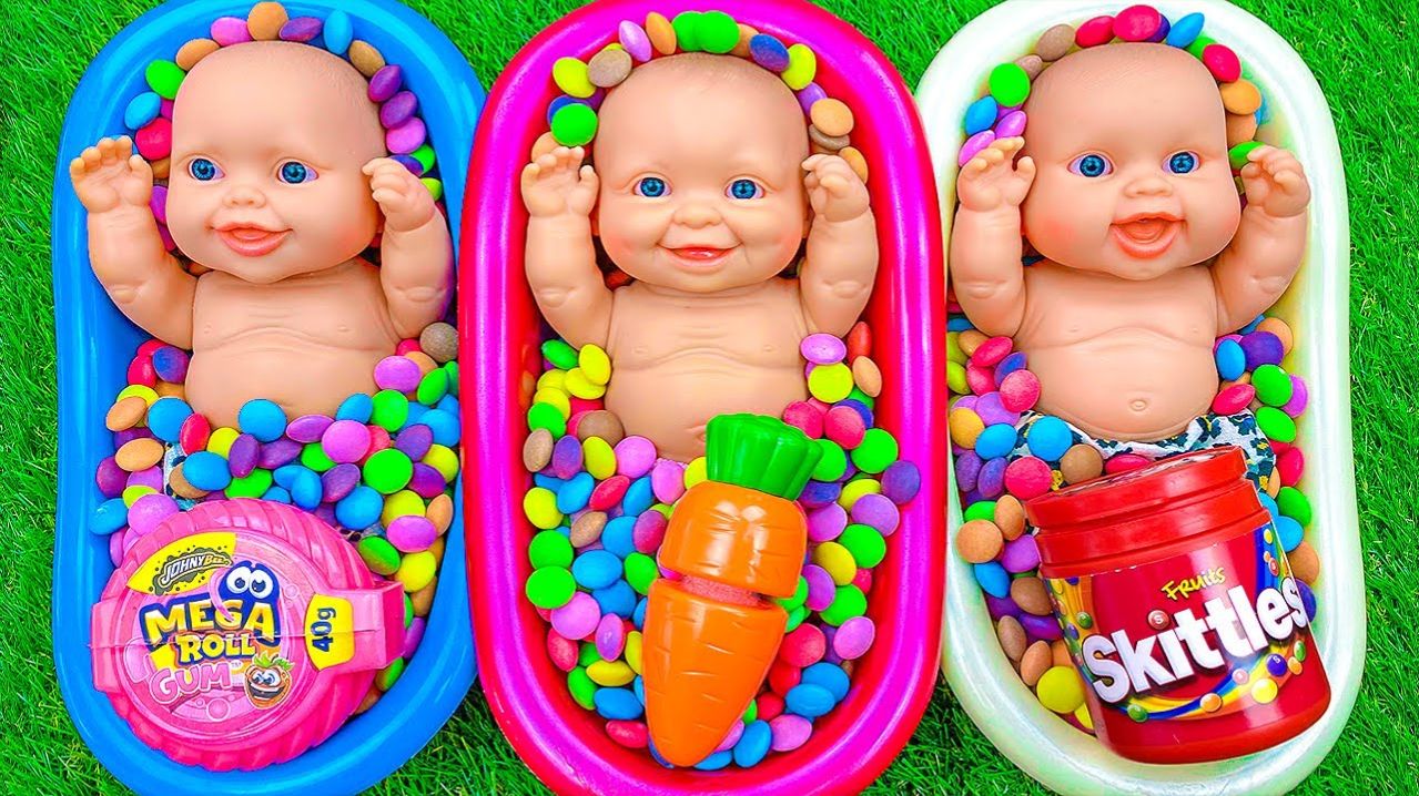 АСМР ПУПСЫ 💓ПУПСЫ В ВАННОЧКАХ 💓 РАСПАКОВКА ПУПСОВ 💓 АСМР Видео