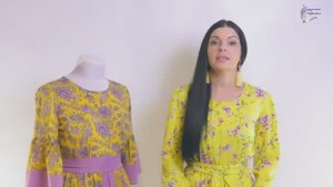 Платье из шифона без выкройки часть 2