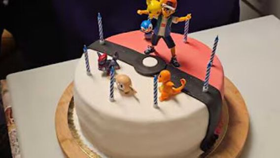 Торт Покемон. Маринкины творинки. Всем МИРА и Добра