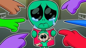 ГРУСТНАЯ ИСТОРИЯ НЕИЗВЕСТНОГО МОНСТРА!   Garten of Ban Ban 4 - Анимации на русском