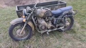 Зеленый мотоцикл Днепр с Китайским двигателем Zongshen NB300F.