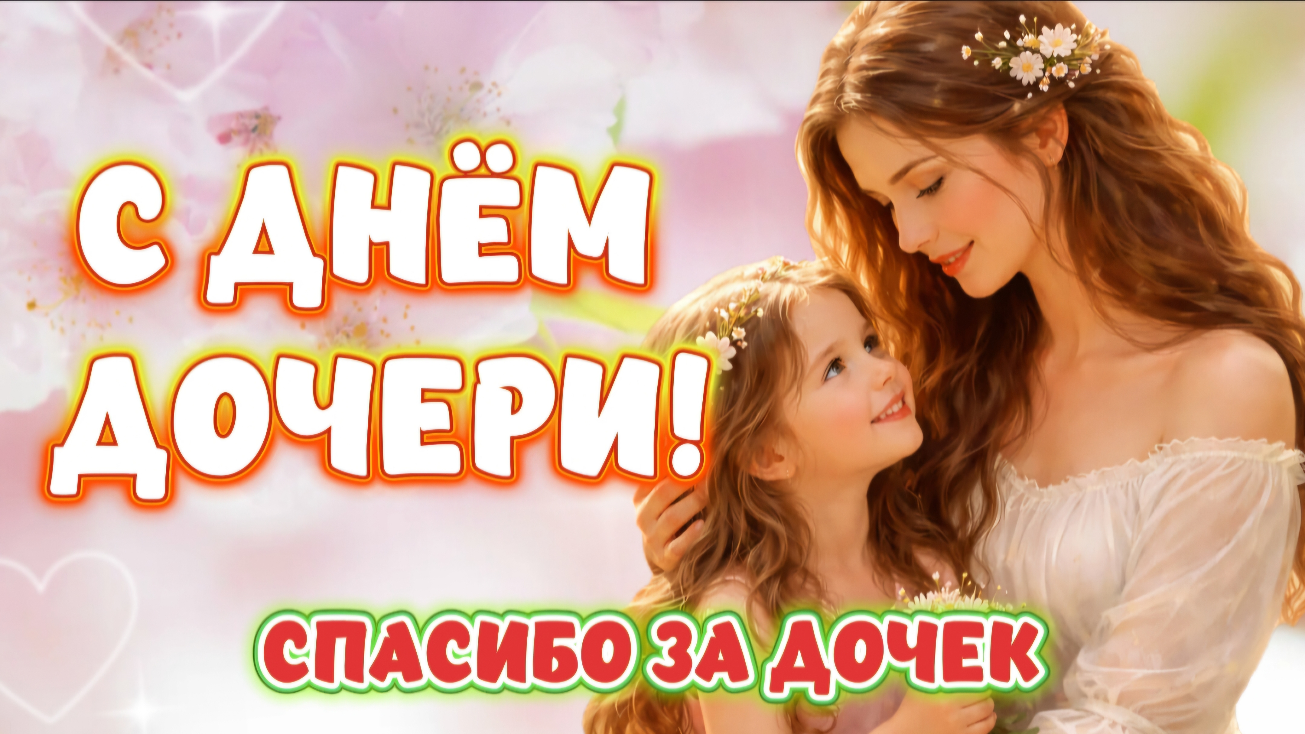 С Днём Дочери 💖 Поздравление мамам, у которых есть дочери | Шикарное красивое поздравление 2026