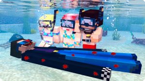 😰НАШЛИ ЗАТОНУВШЕГО СЛОМАННОГО ШЕДИ в МАЙНКРАФТ! НУБИК