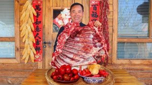 Рецепт говяжьих ребрышек с большим количеством маринованного перца чили. Кухня Китая