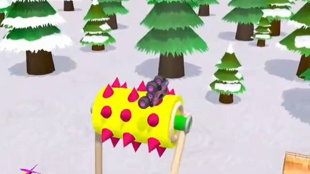 Мультик про машинки. Машинки преодолевают препятствия. Яркий мультик.