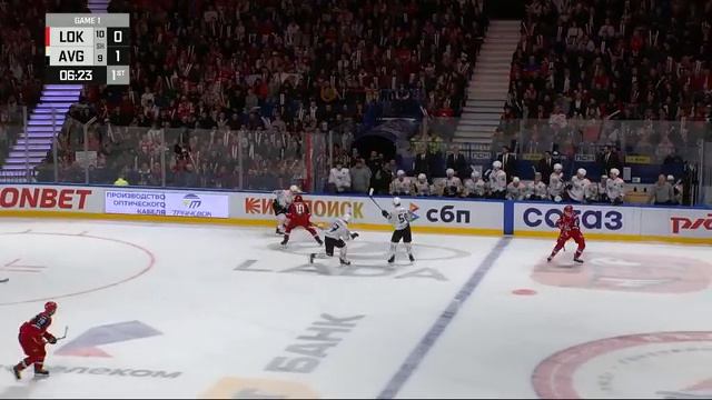 КХЛ КГ. Локо-Авангард матч 1 24042026. Иванов пытается скинуть Якуупова за борт