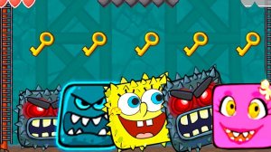 Сражение красного шарика против Босса квадратов.Red Ball 4