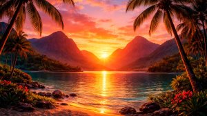 🌊 НЕЖНЫЙ ШУМ МОРЯ ДЛЯ СНА 3 ЧАСА ✨ РАССЛАБЛЯЮЩИЙ ЗВУК МОРЯ НА ЗАКАТЕ ✨ ЗВУКИ ПРИРОДЫ ДЛЯ СНА