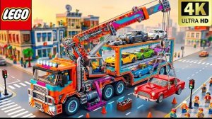 Я построил грузовик-транспортер LEGO TECHNIC🛻 | LEGO Creative Toys