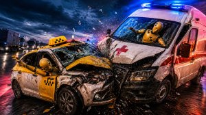 СКОРАЯ ПОМОЩЬ ВРЕЗАЛАСЬ В ЯНДЕКС ТАКСИ В БЕМЖИДРАИВ