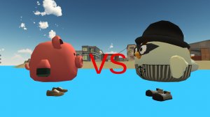 я против свиней в чикен Ган chicken gun