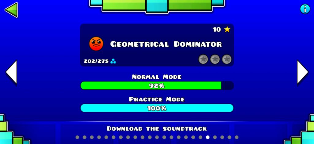 Не закончу стрим пока ане пройду geometrical dominator в Geometry dash (и жду 10 подписчиков)