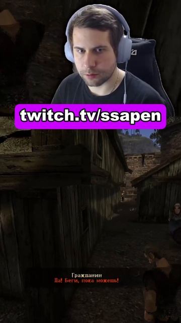 Убери свои грязные руки! 😅 #ssapen #готика2 #Twitch
