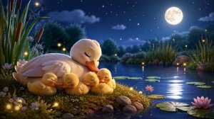 Колыбельная для малышей — уточка и утята у пруда | музыка для сна для детей