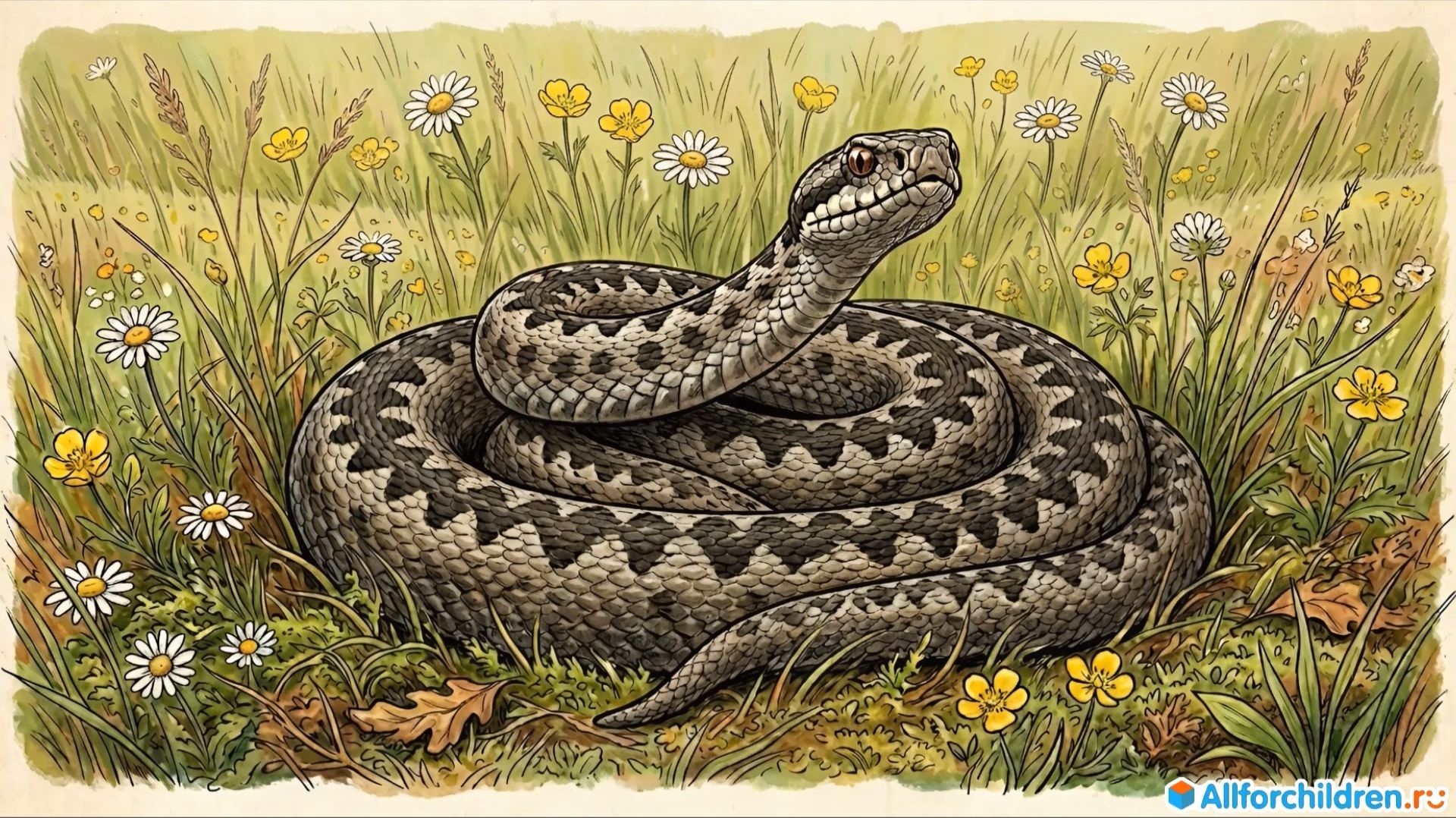 К. Ушинский. Гадюка. Читает Алёна Орлова