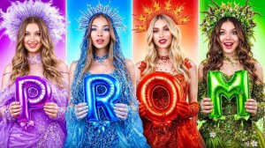 Тим Тин Девушка Огонь, Девушка Вода, Девушка Воздух и Девушка Земля! Четыре Стихии Идут на Выпускной