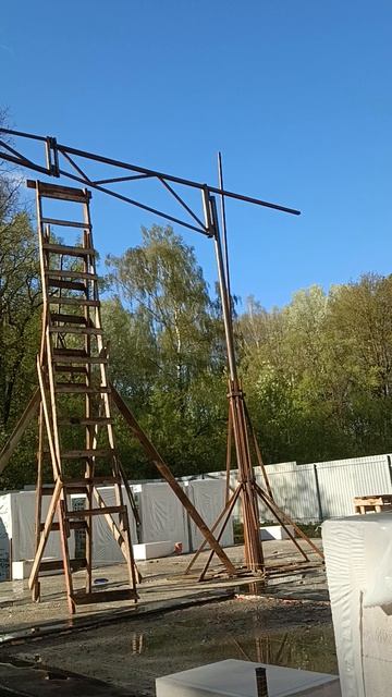 строю дом своими руками. самодельный кран