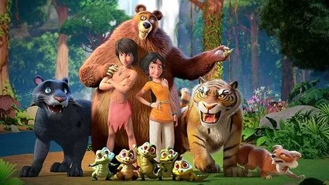 Маугли и Акира. Новые приключения (Adventures of Akira and Mowgli). Мультфильм, детский. Обзор