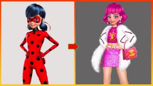 ЛедиБаг - Раскраска для детей