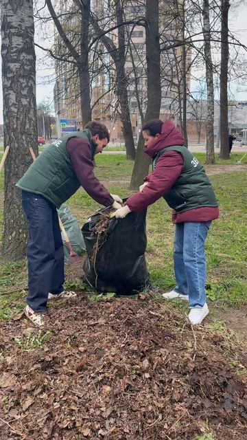 Зелёный субботник на пр.Науки