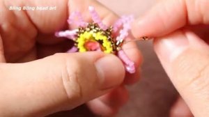 Кулон-цветок от Bling Bling bead art