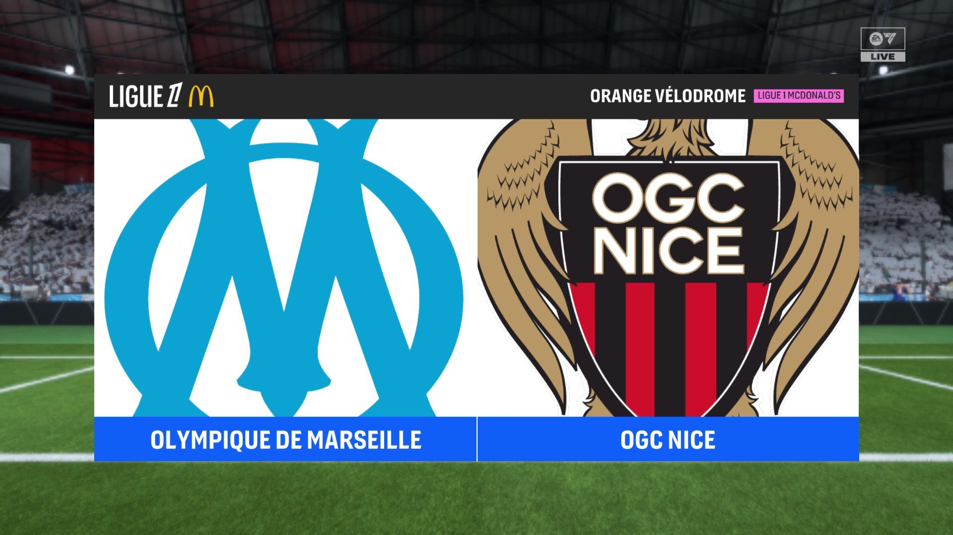 Марсель - Ницца 31 тур Лига 1 Чемпионат Франции 25/26 FC26