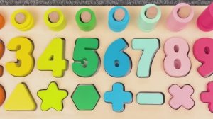 РАЗВИВАЮЩЕЕ ВИДЕО ДЛЯ ДЕТЕЙ. УЧИМ ЦИФРЫ, ФИГУРЫ И ЦВЕТА. 0+