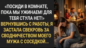 Вернувшись с работы, я застала свекровь за сводничеством моего мужа с соседкой!