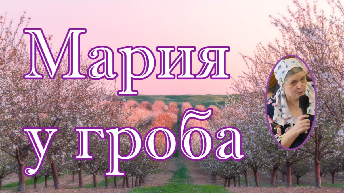 Мария у гроба  стихотворение Вера Матвейчук