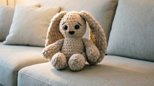 ЗАЙЧИК ИЗ ПРЯЖИ ВЯЗАНИЕ КРЮЧКОМ