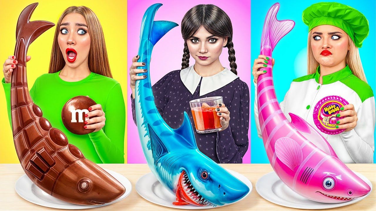 Кулинарный Челлендж# Уэнсдей Против Бабушки # Вкусные Рецепты от Bubba DO Challenge