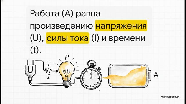 Физика 8 класс параграф 46 РАБОТА И МОЩНОСТЬ ЭЛЕКТРИЧЕСКОГО ТОКА