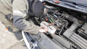 Фольксваген чуть не попал на капиталку мотора