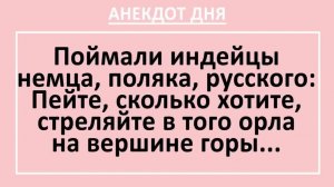 Поймали индейцы немца, поляка, русского... | Анекдоты смешные | Юмор