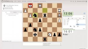 Шахматы на lichess, партия №23 - Часть 12 из 17