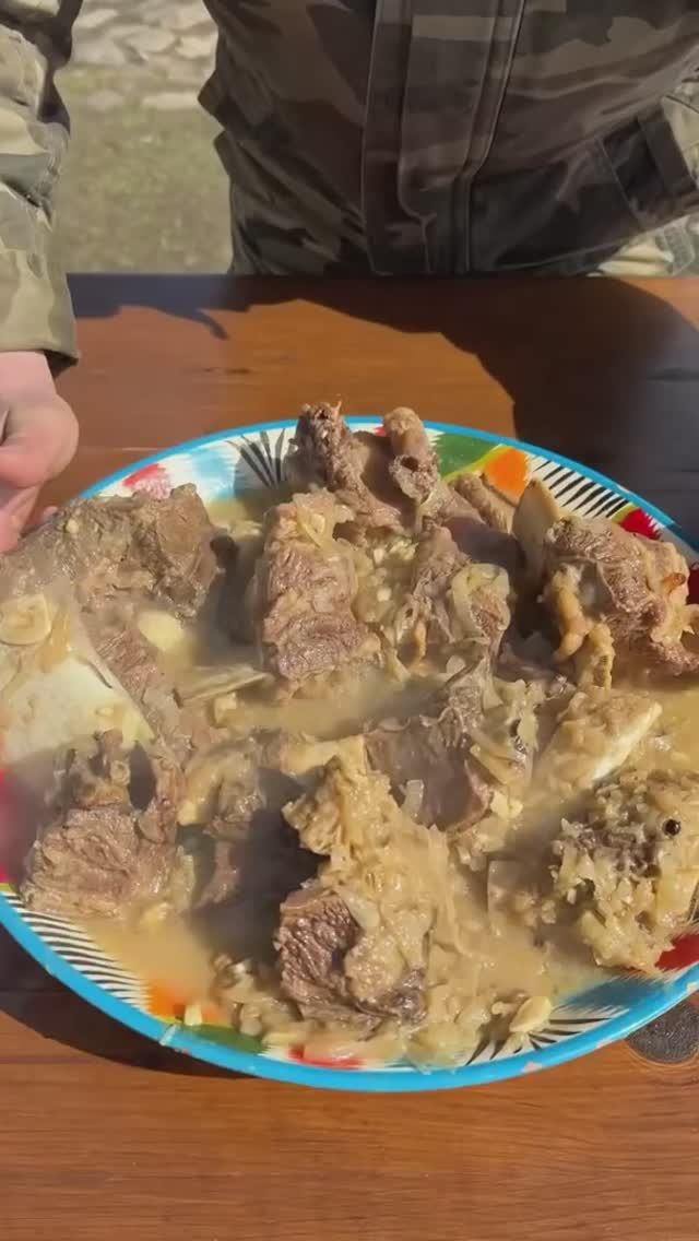 Ребра по-кремлевски в казане 🥘