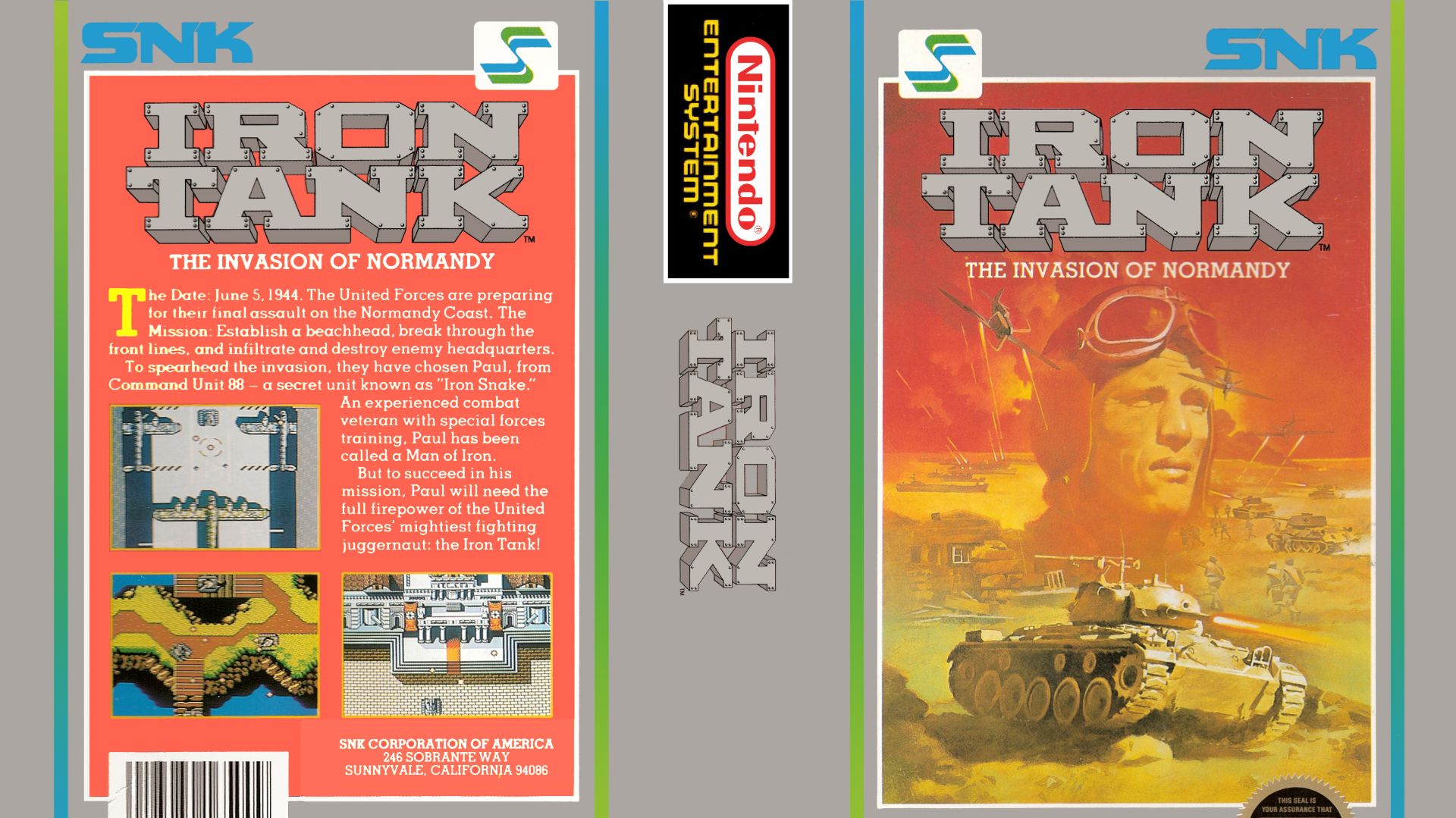 Iron Tank The Invasion of Normandy (NES)