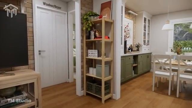 Тихий загородный домик, простая жизнь с современным комфортом