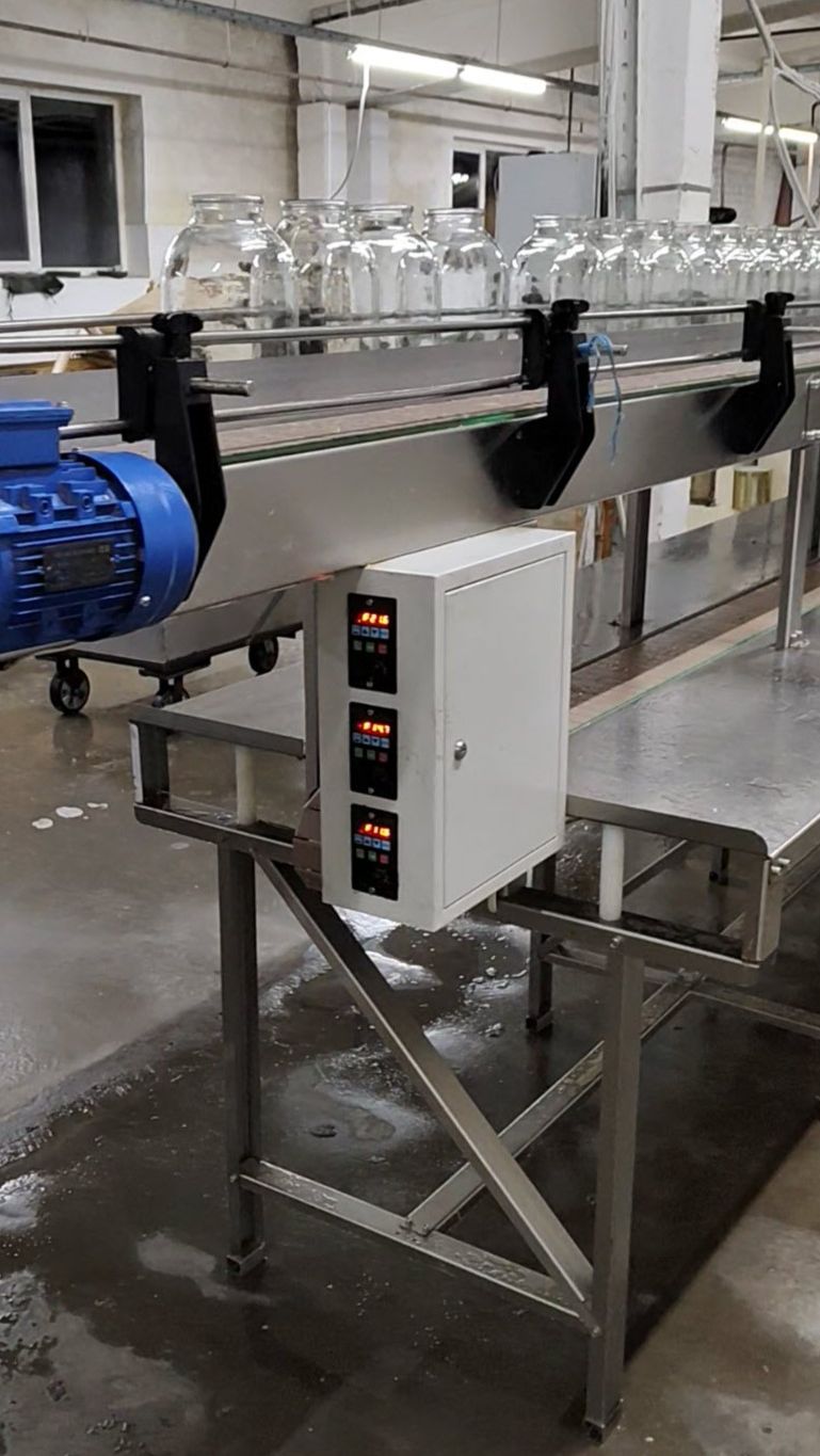 Контакты тут. Фасовочный конвейерный стол на 12 чел