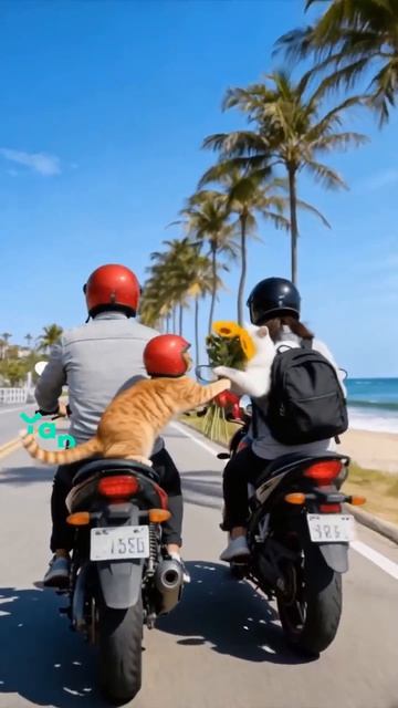 Котик даёт цветы 🥀🥀 на свои любимой