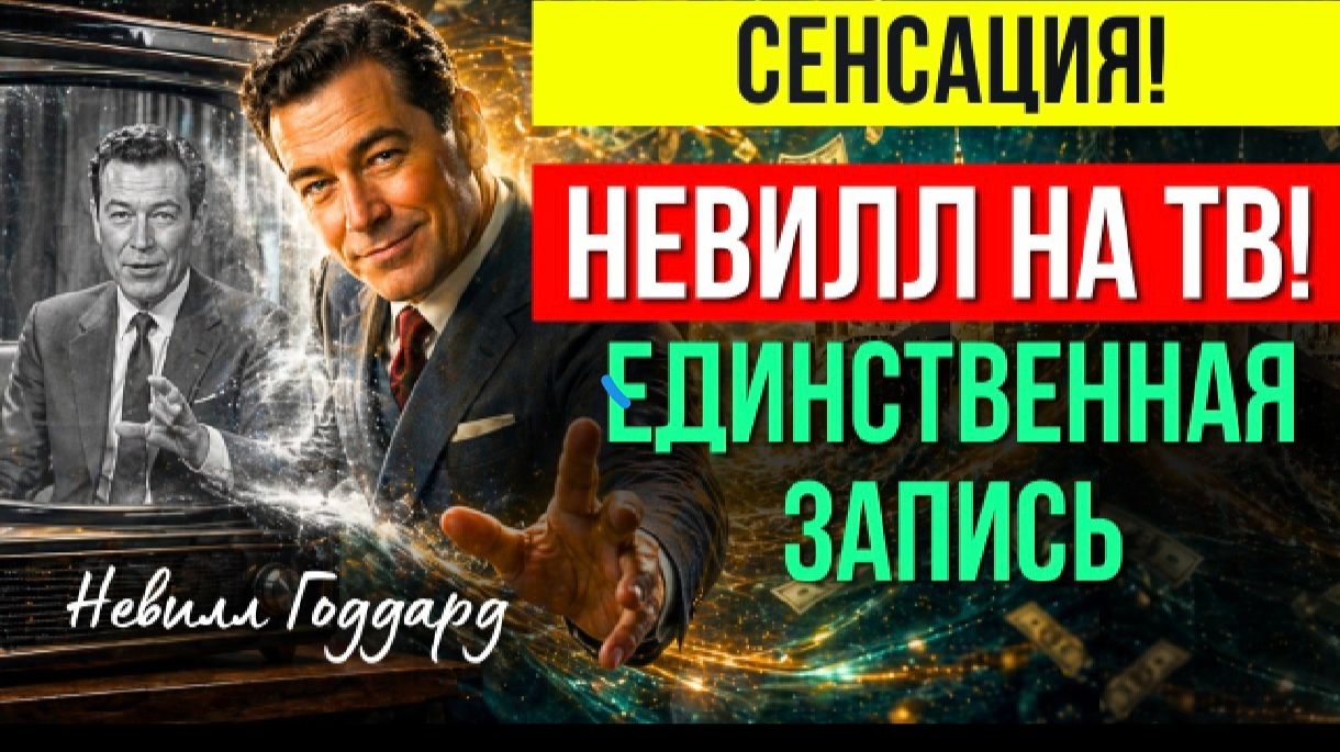 Редчайшая запись НЕВИЛЛА ГОДДАРДА 🔥